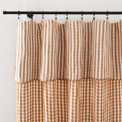 Panneau double gaze coton/lin, Cottage LA REDOUTE INTERIEURS