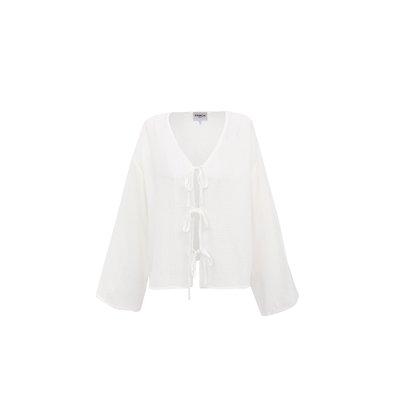 Blouses en coton col V PANDORA FRNCH
