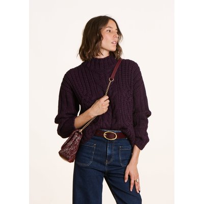 Pull manches longues col montant LA FEE MARABOUTEE