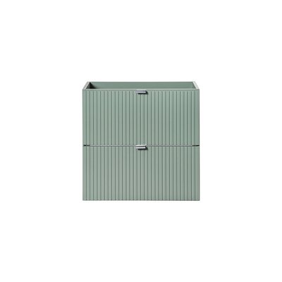 Meuble sous vasque à salle de bain tiroirs LINE REED GREEN STELLAMEUBLES