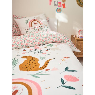 Parure housse de couette et taie d'oreiller LATINO VIBES, avec coton recyclé VERTBAUDET