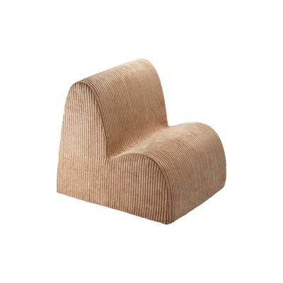 Pouf Fauteuil Velours côtelé NUAGE WIGIWAMA