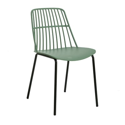 Chaise de salle à manger  Polipropylène  Noir-TAOS KENAY