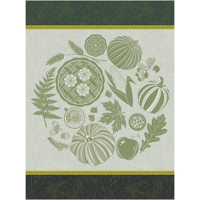 Torchon en Coton, THANKSGIVING LE JACQUARD FRANCAIS