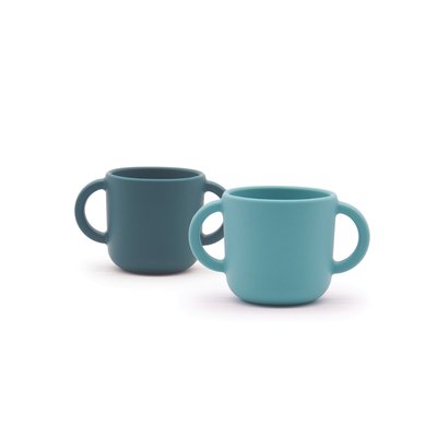 Set de 2 tasses d'apprentissage en silicone BAMBINO EKOBO