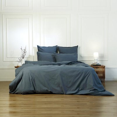 Parure + taies 65x65 coton lavé LUNA FEBRONIE