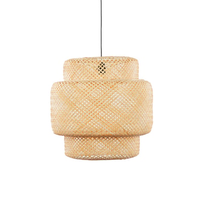 Abat jour en Suspension bambou naturel foncé MAISON AUBERTIN