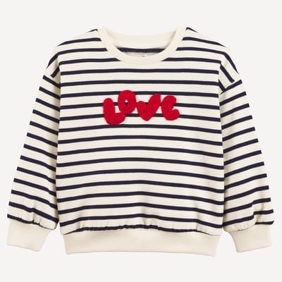 Crew Neck Fleece Sweatshirt LA REDOUTE COLLECTIONS