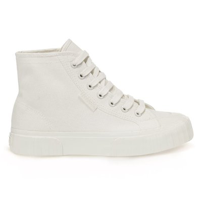 Baskets Compensées En Toile 2696 , Stripe SUPERGA