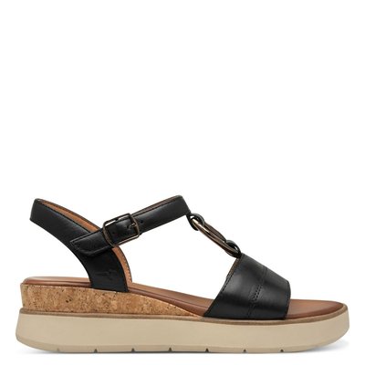Sandale à talon en cuir TAMARIS