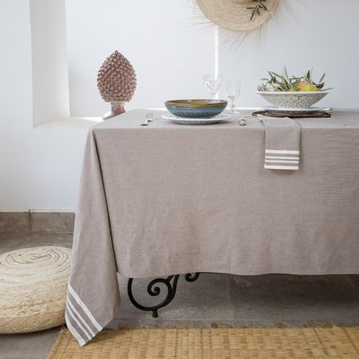 Nappe + 8 serviettes coton MAHDIA FEBRONIE