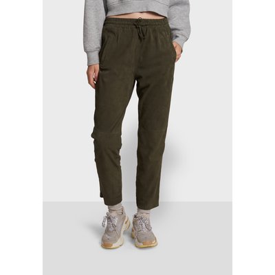 Pantalon en daim à taille élastiquée GIFT OAKWOOD