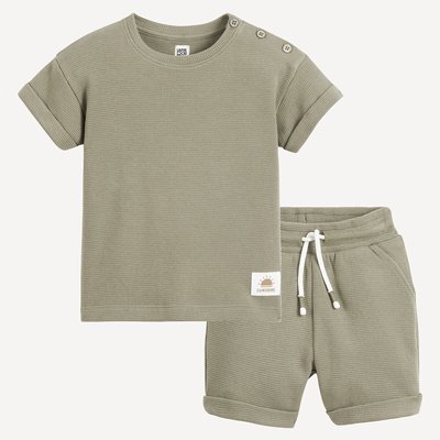 Conjunto t-shirt de mangas curtas e calções LA REDOUTE COLLECTIONS