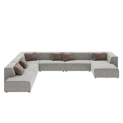 Canapé 2 angles XXL 6 assises, INFINITY KARE DESIGN