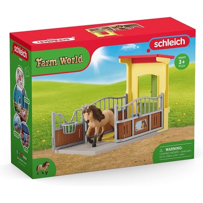 Box avec Poney Icelandais - Extension Ferme Educative SCHLEICH