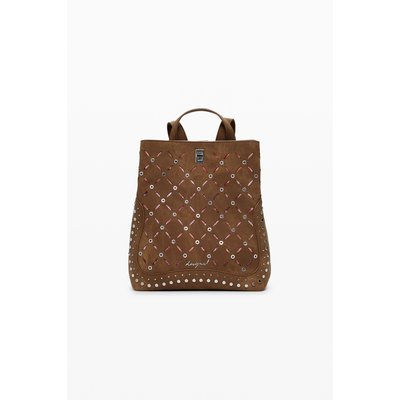 Petit sac à dos ajouré avec clous DESIGUAL