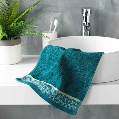 Serviette de toilette 70 x 130 cm Art-Chic Beline gris EDEN