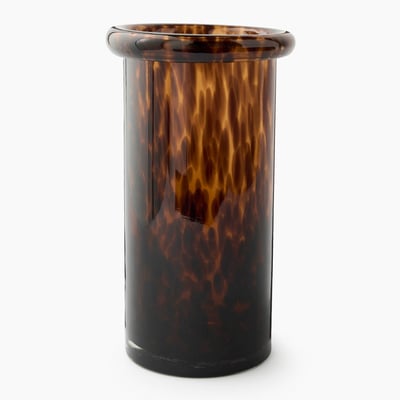 Vase droit, H27x14cm, en verre MONOPRIX