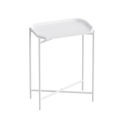 Bout de canapé avec plateau à rebord rectangulaire H56 cm - PARKER CALICOSY