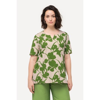 T-shirt-tunique floral à manches courtes. ULLA POPKEN