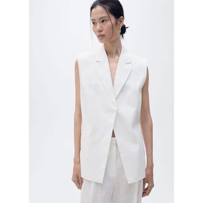 Gilet costume lin MANGO