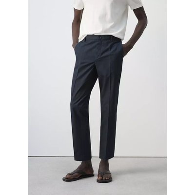 Pantalon slim fit cropped coton mélangé MANGO MAN