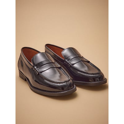 Mocassins cuir vernis CYRILLUS