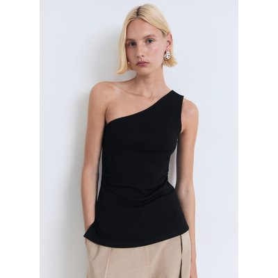 Top asymétrique drapé MANGO