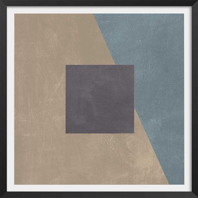 Poster Soie bleue sarcelle HEXOA