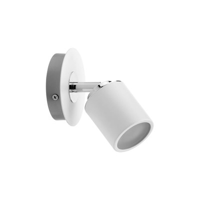 Spot Patère Tube Blanc & Chromé Max 1 X 10w PAULMANN