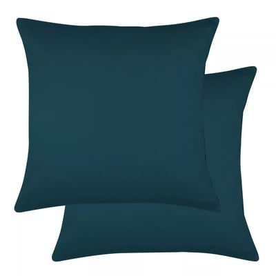 Lot de 2 taies satin de coton AVA UNI GARNIER THIEBAUT