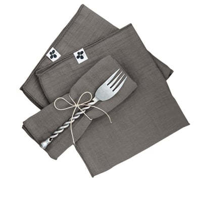 3 Serviettes de table Gaia EDEN