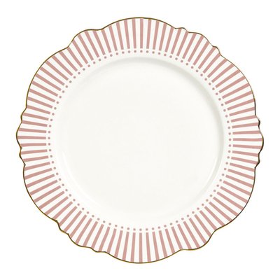 Assiette plate - Rose MATHILDE M