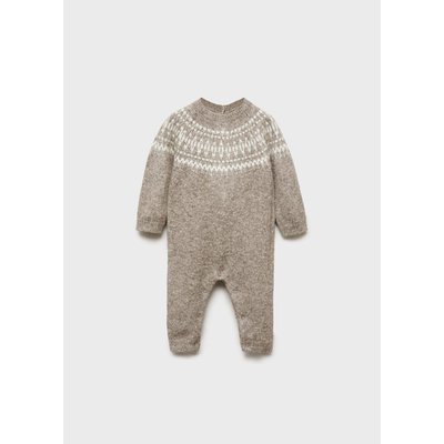 Combinaison maille jacquard MANGO BABY