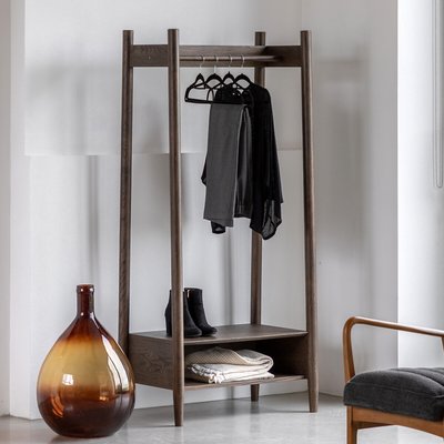 Hale Smoked Oak Open Wardrobe SO'HOME