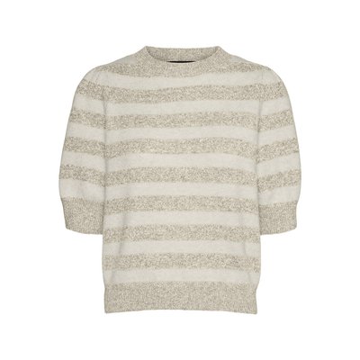 Пуловер с круглым вырезом и рукавами 3/4 VERO MODA