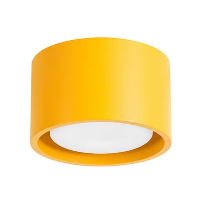 Plafonnier Aluminium Jaune Gx53 1 MODO EDEN