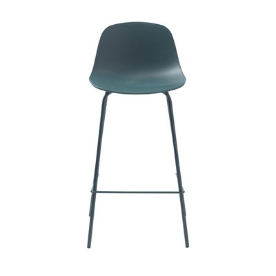 Lot de 2 chaises de bar en plastique et métal H67,5cm - Hel DRAWER