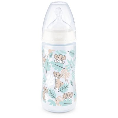 Biberon 300ml silicone 6-18m M Roi Lion NUK