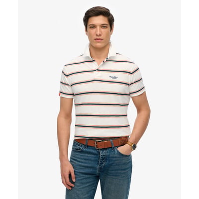 Polo Jersey Rayé Léger SUPERDRY