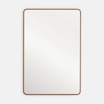 Miroir rectangulaire, en plaqué noyer, 80 x 120 cm, IODUS LA REDOUTE INTERIEURS