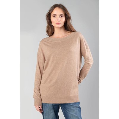 Boat Neck Jumper/Sweater in Fine Knit LE TEMPS DES CERISES