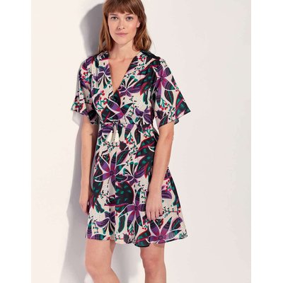 Robe coton bio empire imprimée ZAINA LA FIANCÉE