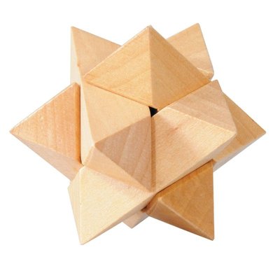 Mini casse-tête en bois Etoile FRIDOLIN