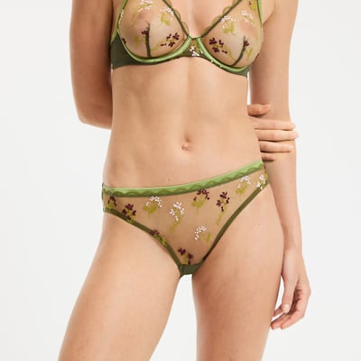 Culotte en tulle, brodée multicolore LA REDOUTE COLLECTIONS