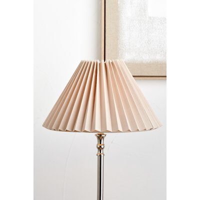 45cm Natural Linen Hard Pleat Tapered Shade SO'HOME