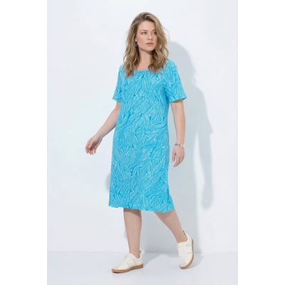 Robe en jersey motif feuilles ULLA POPKEN