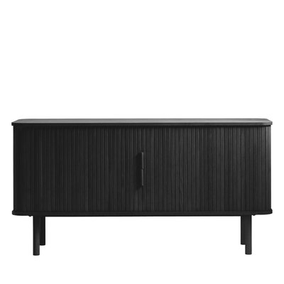 Buffet aux portes coulissantes en bois strié L160cm - CALLAN DRAWER