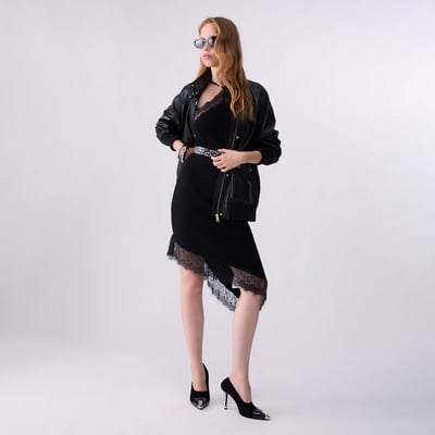 Veste en cuir oversize LIU JO