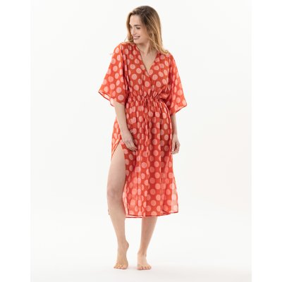 Kimono imprimé pois en 100% coton RIVA 770 LE CHAT